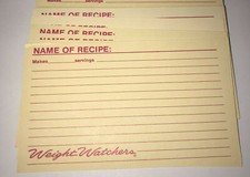 10 Vtg Weight Watcher Blank