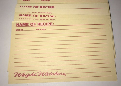 Vtg weight watcher blank - 10,