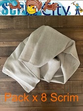 Window Cleaning Scrim  PREWASHED Grade 1. Hemmed. PACK OF 8. From ScrimCity