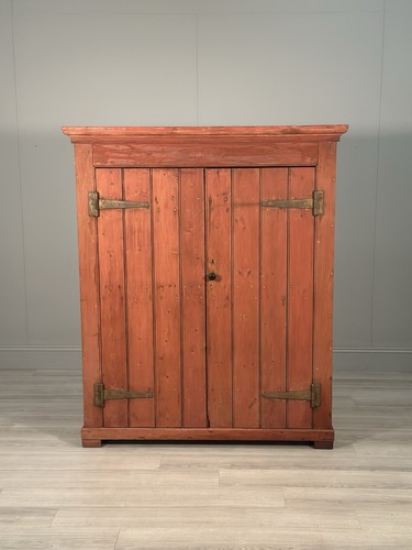 Large victorian pine larder - large,