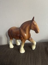 Ceramic Shire Horse Figurine 