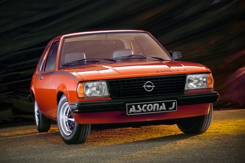 Opel ascona press photo - opel, b