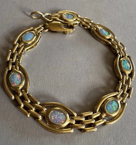 9ct yellow gold 375 opal - yellow, gate