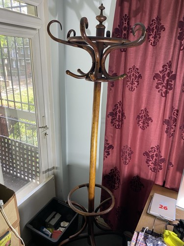 Antique bentwood hall - bentwood, stand