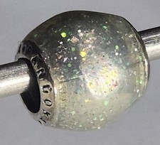 Genuine Pandora White Glitter