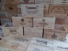 Wooden Wine Box Crate, 6 or 12