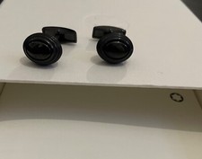 Montblanc cufflinks black ball