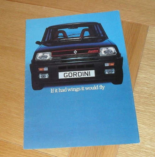 Renault gordini brochure - renault,