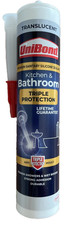4 x Unibond Kitchen And Bathroom Triple Protection Sealant clear