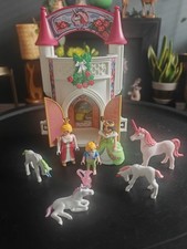 PLAYMOBIL 4777 Unicorn Take Along Castle with extra Princess and Unicorns 2009