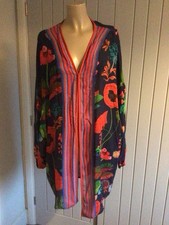 Ladies Charla Floral Print Ladies Kimono kimono Top One Size By Bl..nk Excellent