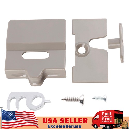 Fridge door lock catch - fridge,
