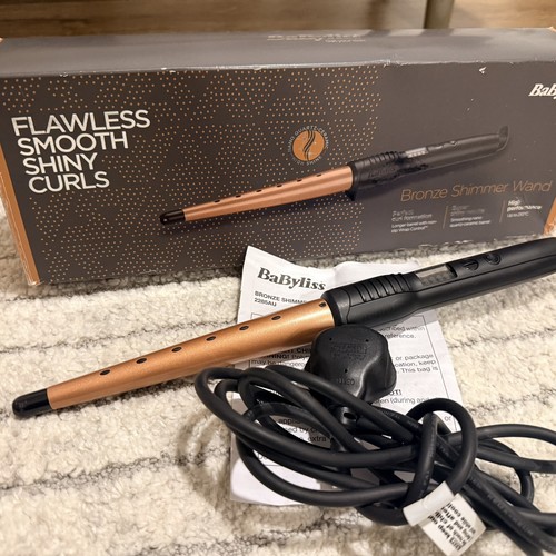 Babyliss curling wand bronze - babyliss,