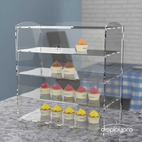 Acrylic bakery pastry display - acrylic,