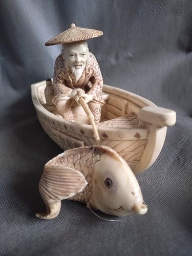 Vintage japanese faux ivory - japanese,