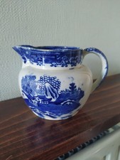 EARLY T. G. GREEN WILLOW PATTERN ?? BLUE & WHITE JUG 1900/1910
