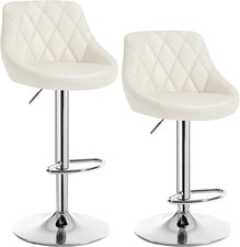 WOLTU Modern Bar Stools Cream