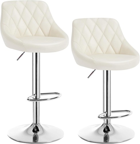 Woltu modern bar stools cream - stools,