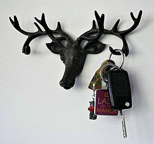 Stag head hook cast - head, key