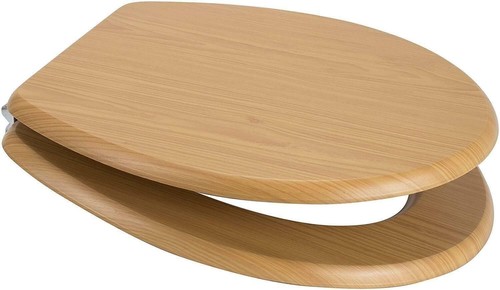 Wooden toilet seat - toilet, heavy