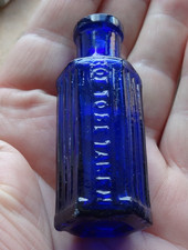 VINTAGE SMALL BLUE GLASS ( NOT