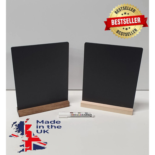 Table top chalkboard menu - chalkboard, a4,