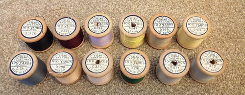 Vintage sylko wooden - wooden, cotton