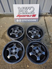 Vw 4x100 Alloys Deep Dish 15s Polo Golf Gti Cl Mk1 Mk2 