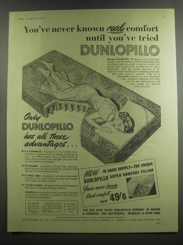 1953 dunlop dunlopillo - dunlop,