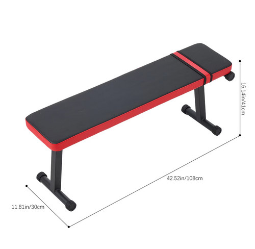 Flat weight bench foldable - flat,