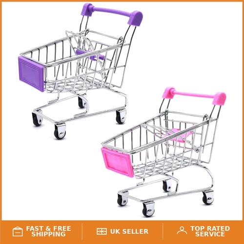 Lifelike mini shopping trolley - shopping,