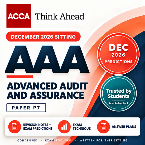 Acca aaa advanced audit - advanced, and