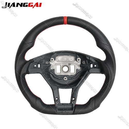 Full leather steering wheel - steering,