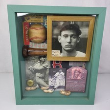 Ted Williams Memorabilia Shadowbox (Theodore Samuel Williams) Boston Red Sox