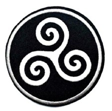 Triskele Celtic Patch 9 cm