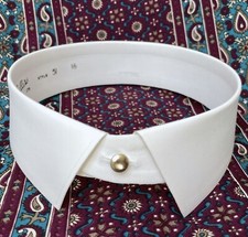 Vintage starched collar size