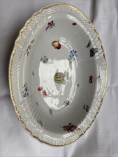 Richard Ginori Perugia Vecchio Fruit Porcelain Oval Dish