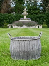 Vintage Style Galvanised Metal