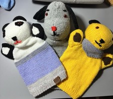 Hand Knitted Hand Puppets
