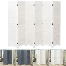 Wooden Room Divider Privacy Screen 3/4/6 Panels Folding Room Partition Separator