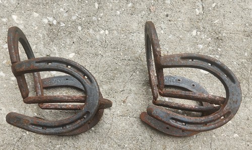 Welded iron horse pony - horse,