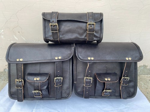Motorcycle saddlebags black - motorcycle,