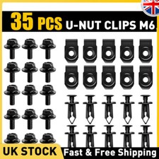 35x Body Bolts & U-nut Clips
