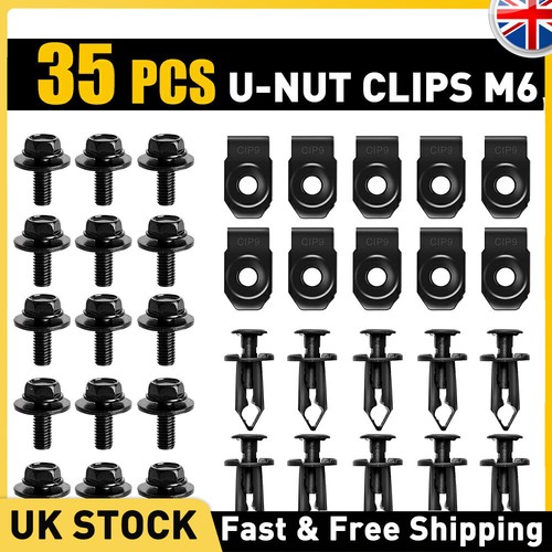35x body bolts - body, clips