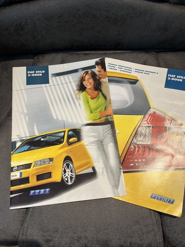 Fiat stilo car - car, brochure
