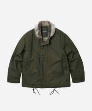 FRIZMWORKS Edgar N-1 Deck Jacket OLIVE - Lined Winter Coat