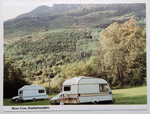 River croe arrochar - river, caravan