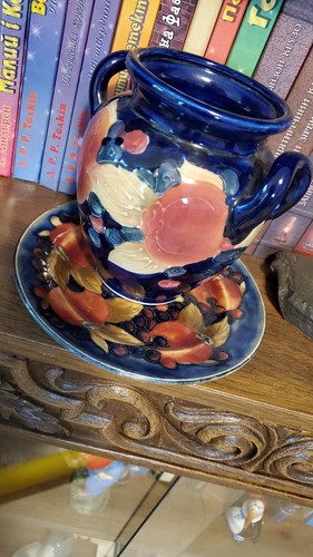 Antique signed rare blue - antique,