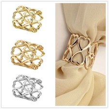 Heart Scarf Buckle Ring Clip Holder Women Ladies Jewellery Shawl Buckle Gift New