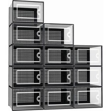 12 x Stackable Foldable Boxes